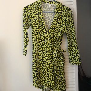 Diane von Furstenberg Wraparound Romper Sz 6